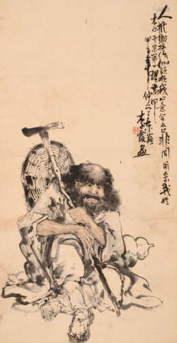 李霞 （1871-1937） 铁拐李