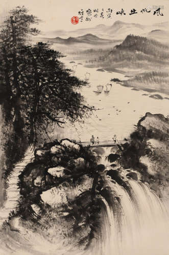 黎雄才 （1910-2001） 风帆山峡