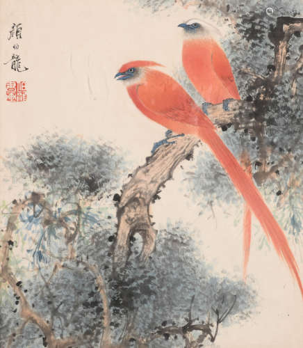 颜伯龙 （1898-1955） 花鸟