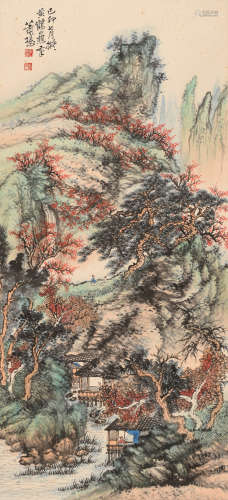 萧谦中 （1883-1944） 山水
