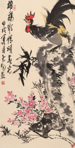 陈大羽 （1912-2001） 雄鸡
