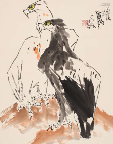 罗尔纯 （1930-2015） 雄鹰