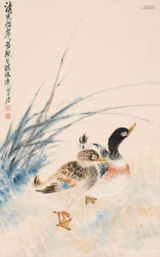 汪亚尘 （1894-1983） 花鸟
