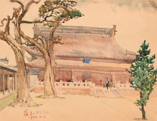 唐蕴玉 （1906-1992） 嘉定孔庙