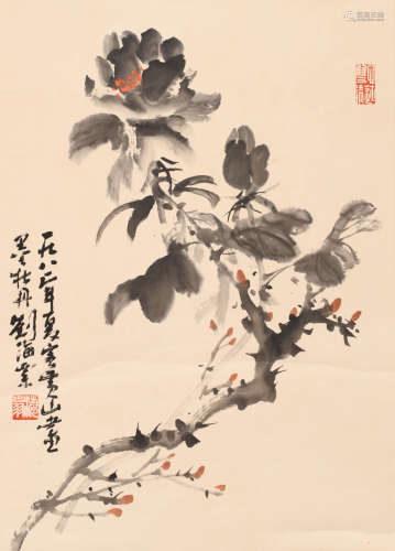 刘海粟 （1896-1994） 花卉