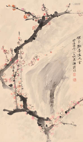 何海霞 （1908-1998） 红梅傲雪