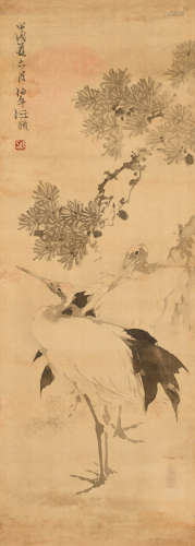 任伯年(款) （1840-1896） 双鹤