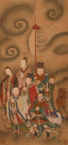 丁云鹏(款) （1547-1628） 群仙图