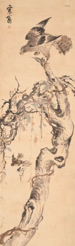 吴山涛 （1624-1710） 鹰隼图