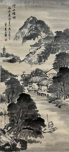 吴石仙 山水