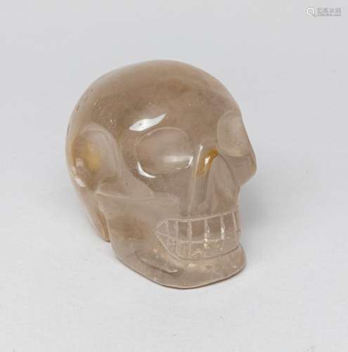 Rock Crystal Table Sculpture of Skull