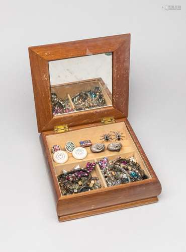 Estate Box of Costume Jewelry