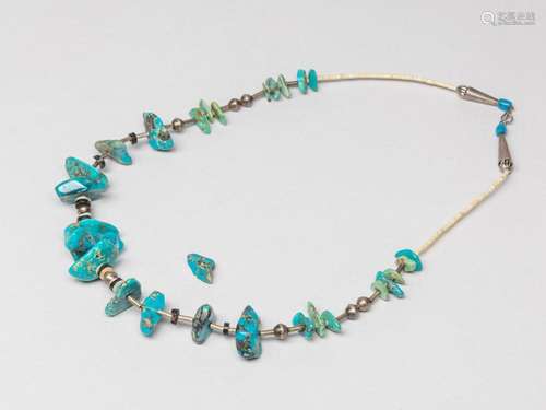 Old Zuni Turquoise Like Necklace