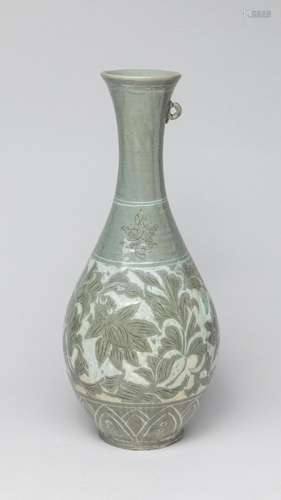 Tall Korean Joseon Porcelain Vase