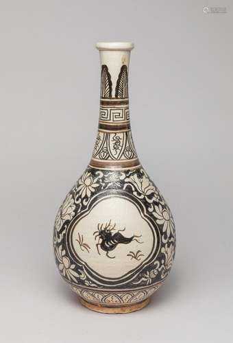 Chinese Cizhou Porcelain Vase, Shipwreck