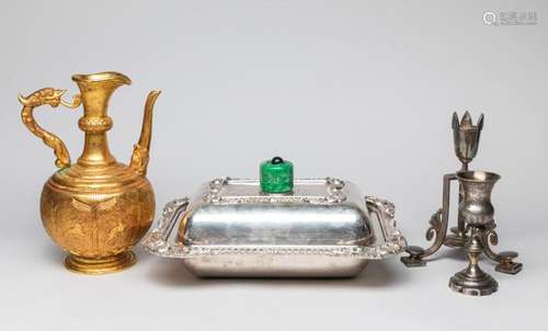 Chinese & Continental Silver-Plated & Gilt Pieces