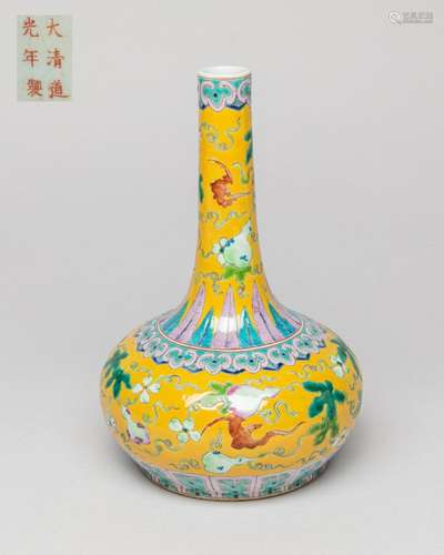 Chinese Enameled Porcelain Vase