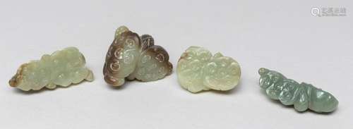 Chinese Ming Type Jade Carved Lotus