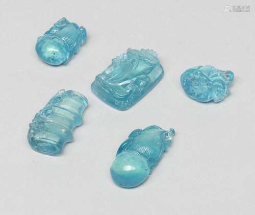 Chinese High Quality Aquamarine Carvings