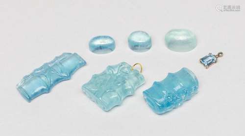 High Quality Chinese Aquamarine Carvings