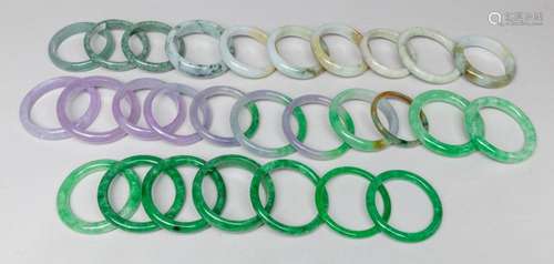 Chinese Color Stone Bangles