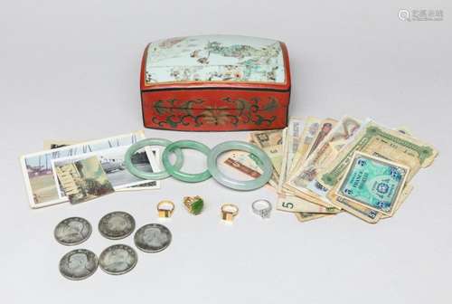 Chinese Jewelry & World Banknotes