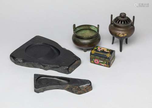 Japanese Ink Stone & Censer