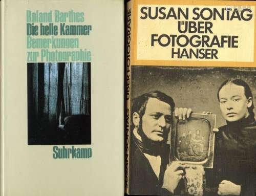 Moderne Kunst,  Literatur zu Fotografie, Barthes und S. Sont...