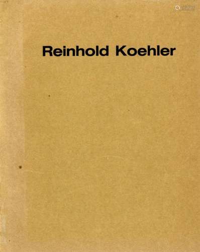 Moderne Kunst,  Katalog, Reinhold Koehler Wuppertal 1965