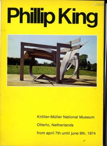 Moderne Kunst,  Katalog, Phillip King Otterlo 1974