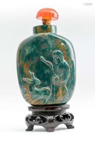 China,   Schnupftabakflasche (H. 6 cm), Qing