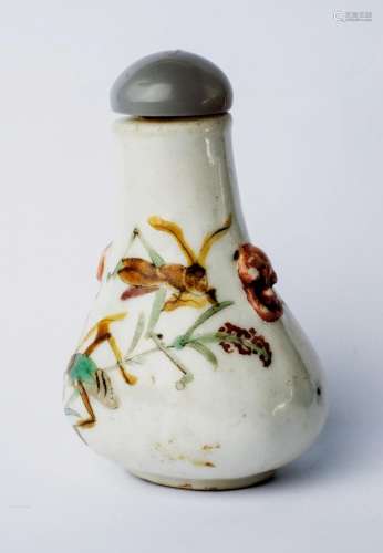 China,   Schnupftabakflasche (H. 6,5 cm), Qing