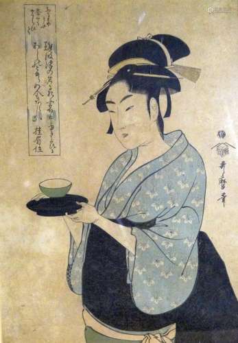 Japanische Holzschnitte,Utamaro, Kitagawa 1754-1806 Kopie de...