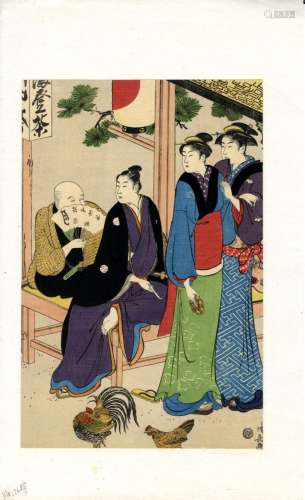 Japanische Holzschnitte,Goyo und Kiyokata  Nach Kiyonaga (27...
