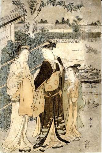 Japanische Holzschnitte,Shunzan, Katsukawa tätig 1782-98 Oba...