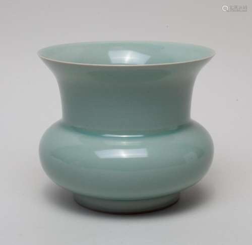 Chinese Celadon Glazed Porcelain Vase