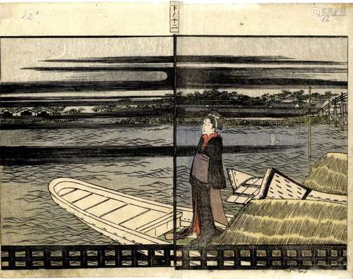 Japanische Holzschnitte,Toyonobu, Utagawa 1769-1825 Doppelbu...