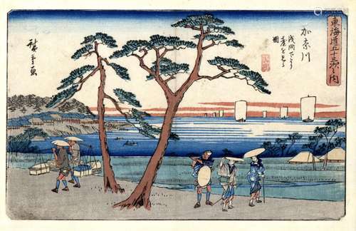 Japanische Holzschnitte,Hiroshige, Utagawa 1797-1858 Aiban y...