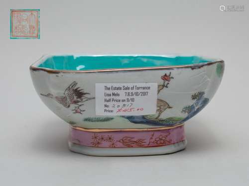 Chinese Famille Rose Porcelain Bowl