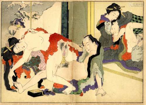 Japanische Holzschnitte,Nach Hokusai