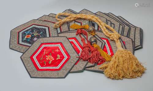 Chinese Silk Coaster & Tassel