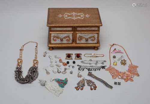 Estate Box of Costume Jewelry