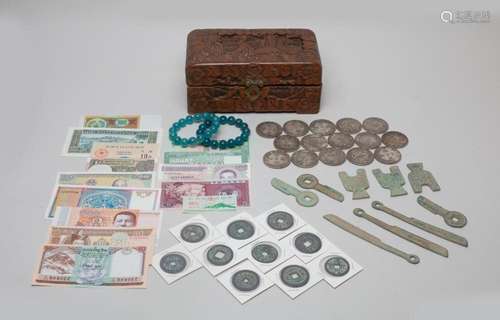 Chinese Fengshui Coins & World Banknotes