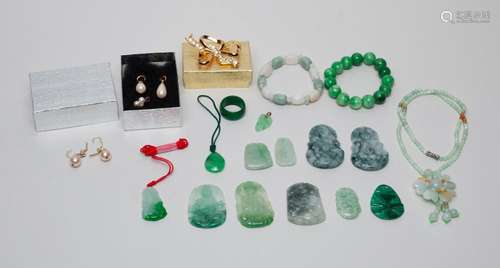 Estate Chinese Jade & Stones