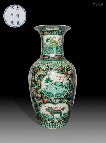 Massive Chinese Wuchai Porcelain Vase