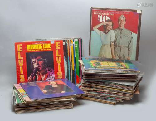 Large Set Vintage Vinyl Records