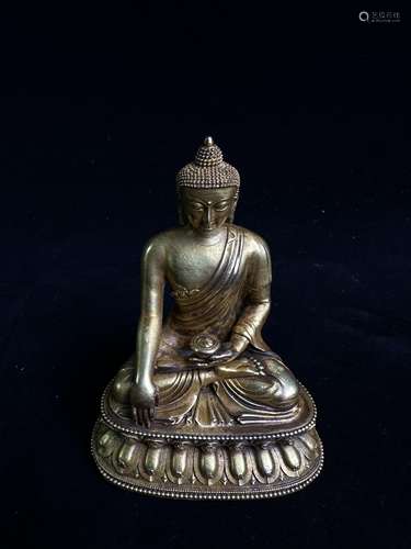 Gilt Sakyamuni Buddha Image