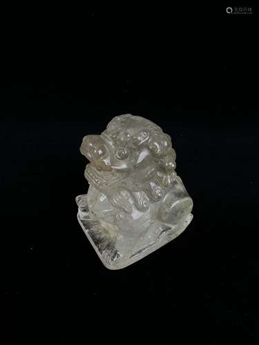 Crystal Carved Lion