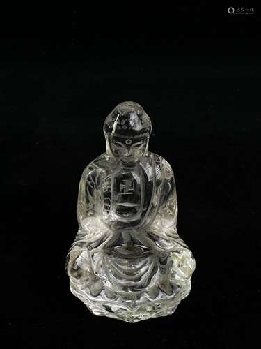 Crystal Buddha Statue