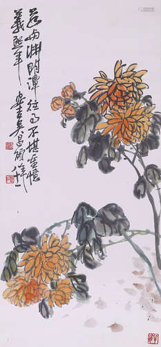 吳昌碩    花卉